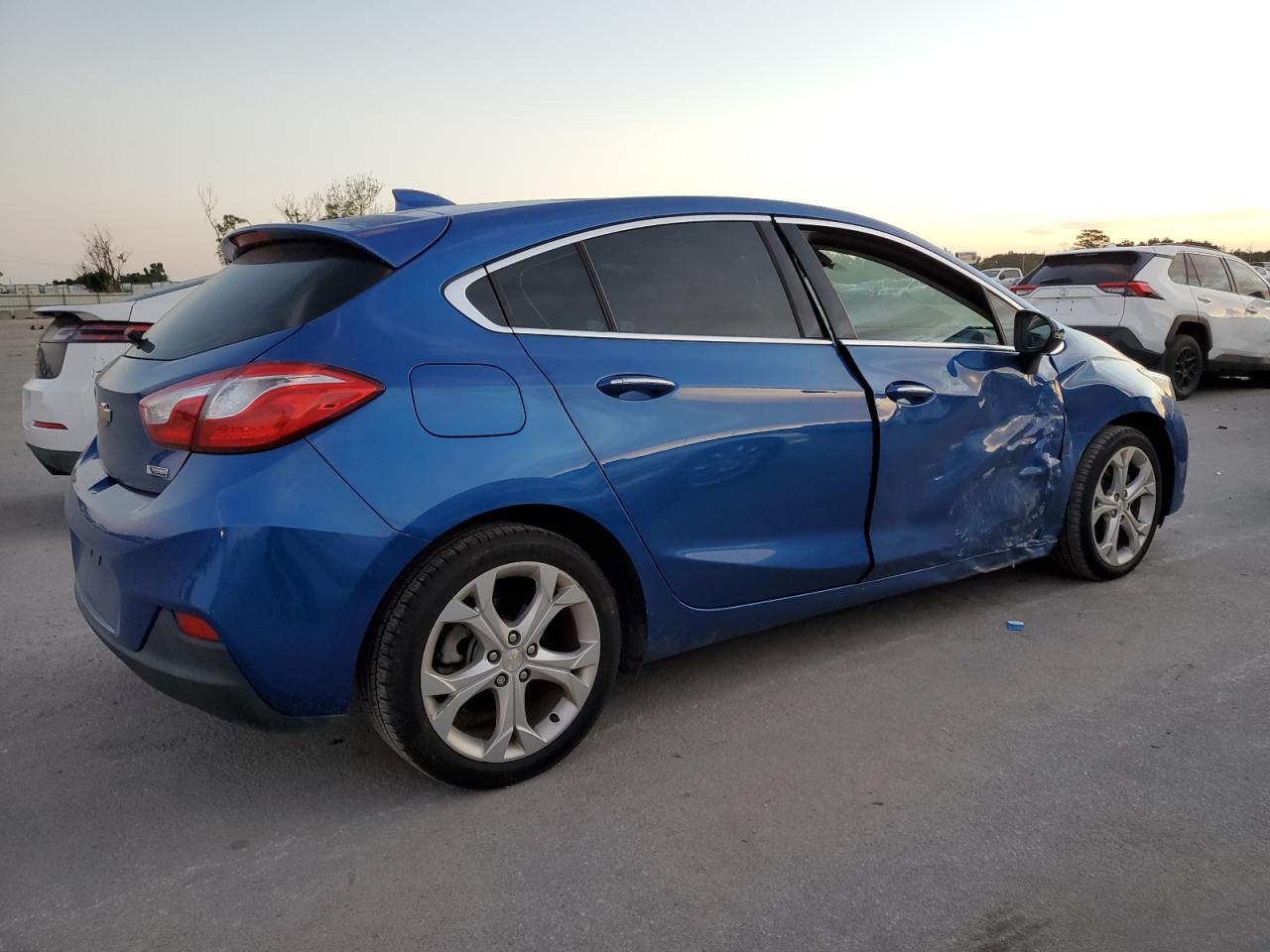 2017 Chevrolet Cruze VIN 3G1BF6SM3HS591383 Copart auction photo, side / front end damage thumbnail 3