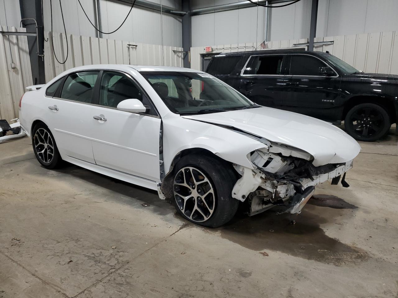 2012 Chevrolet Impala VIN 2G1WC5E33C1245071 Copart auction photo, front end / side damage thumbnail 4
