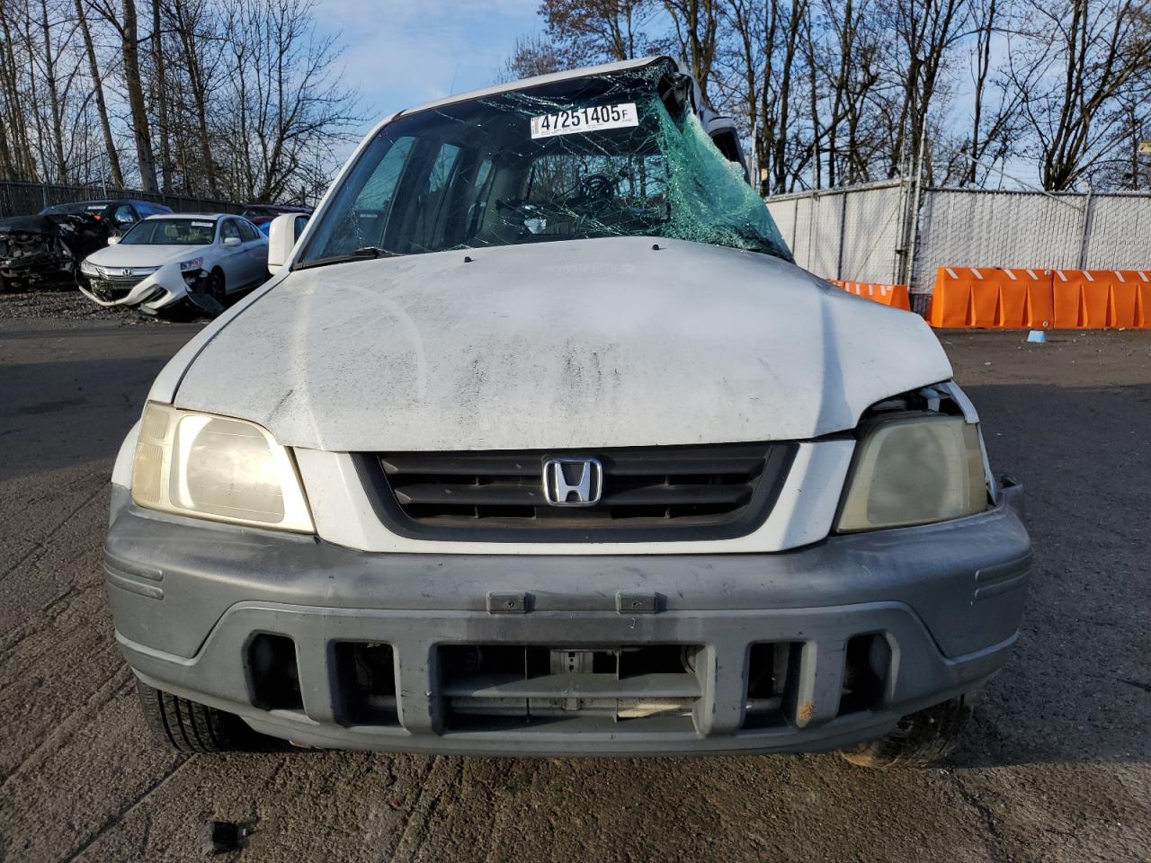 2000 Honda CR-V VIN JHLRD1763YS023383 Copart auction photo, vandalism / side damage thumbnail 5