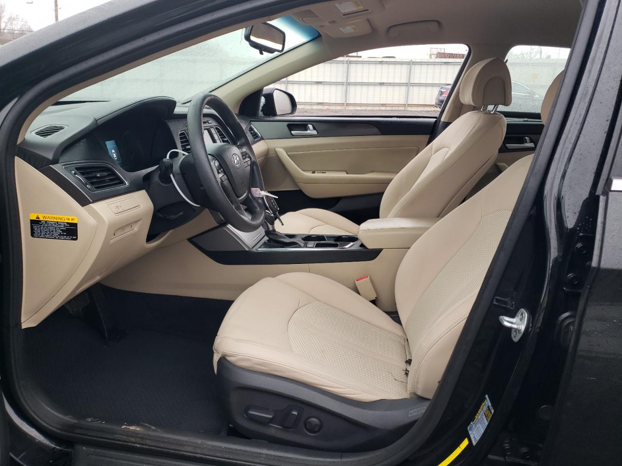 2015 Hyundai Sonata VIN 5NPE34AF8FH071613 Copart auction photo, rear end / side damage thumbnail 7