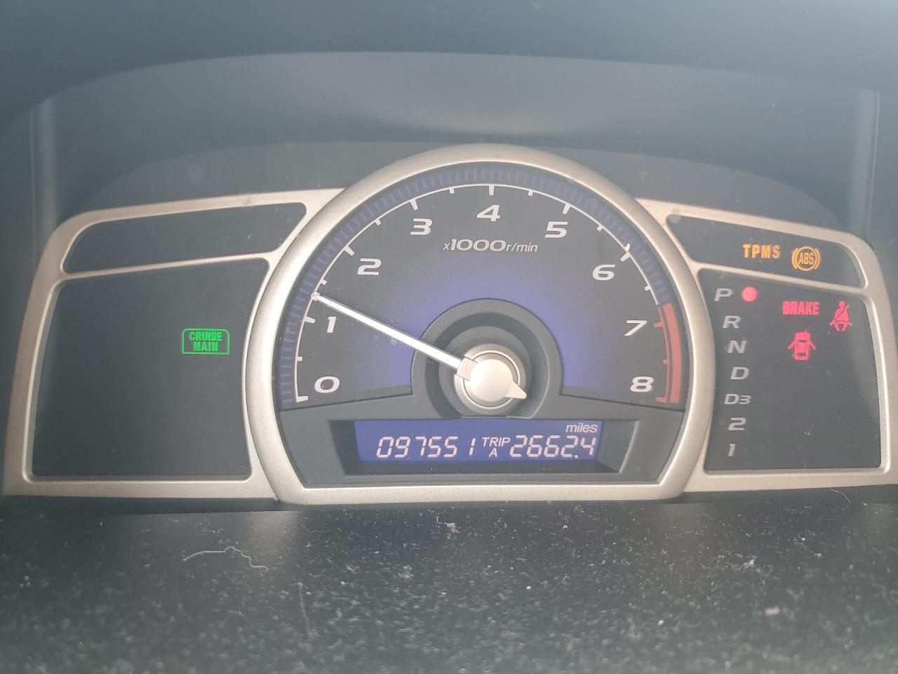 2010 Honda Civic VIN 2HGFA1F57AH307163 Copart auction photo, side damage thumbnail 9