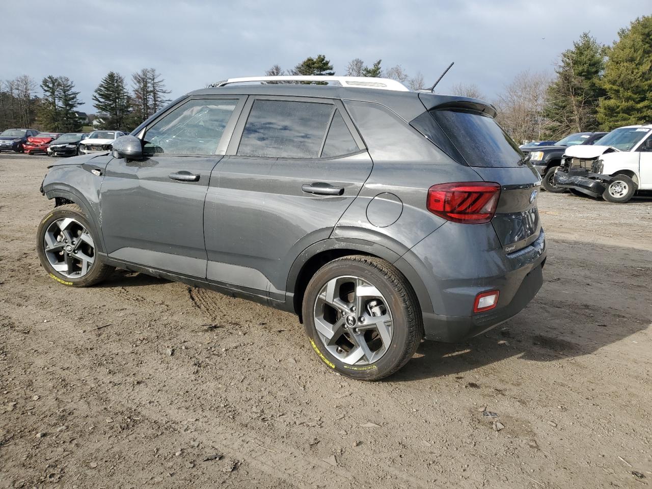 2023 Hyundai Venue VIN KMHRC8A38PU256830 Copart auction photo, front end / top/roof damage thumbnail 2