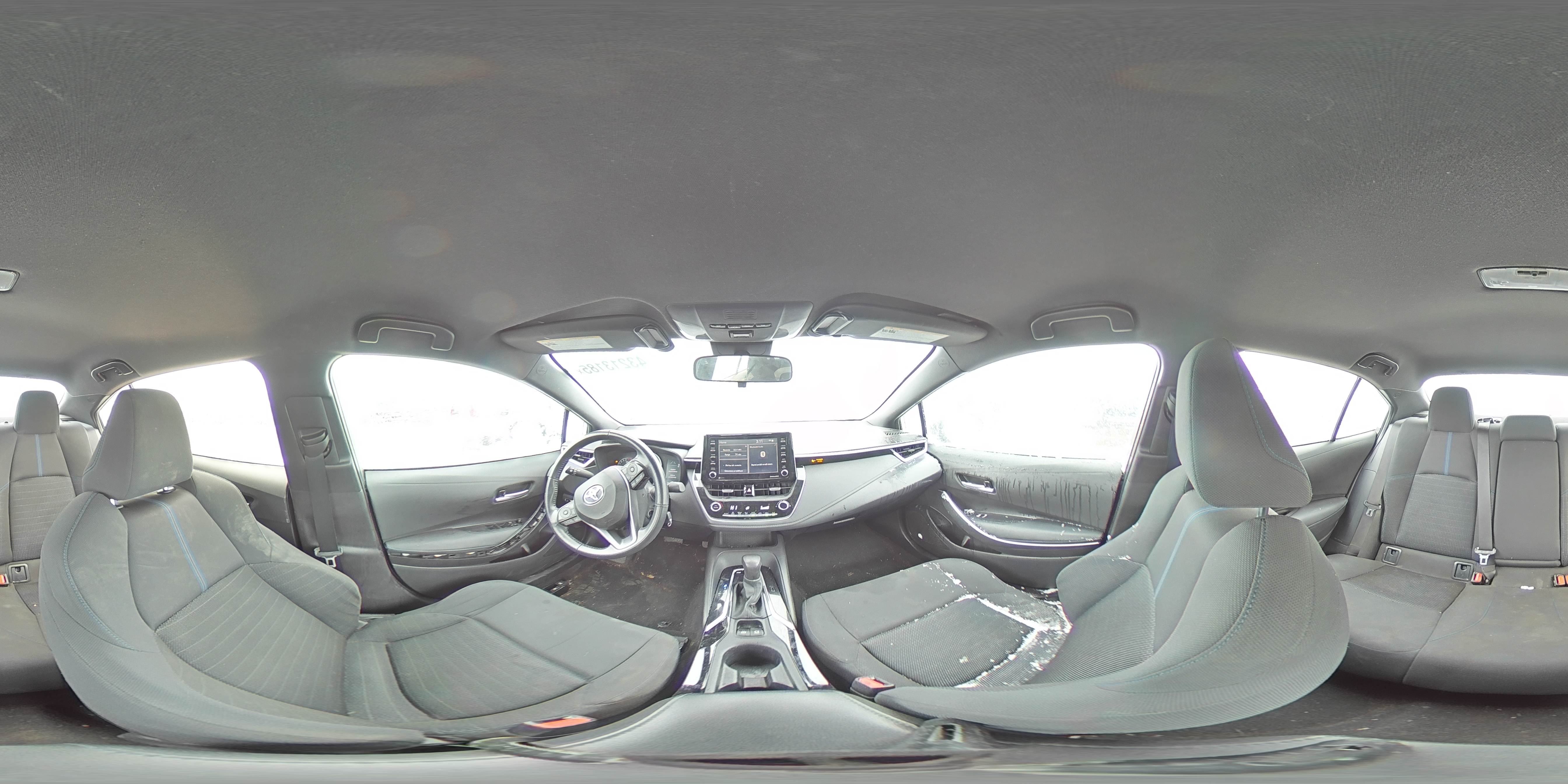 2021 Toyota Corolla VIN 5YFS4MCE8MP071728 Copart auction photo, rear end / front end damage thumbnail 12
