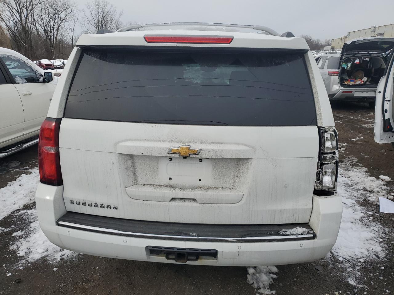 2016 Chevrolet Suburban VIN 1GNSKJKC8GR202355 Copart auction photo, front end / undercarriage damage thumbnail 6
