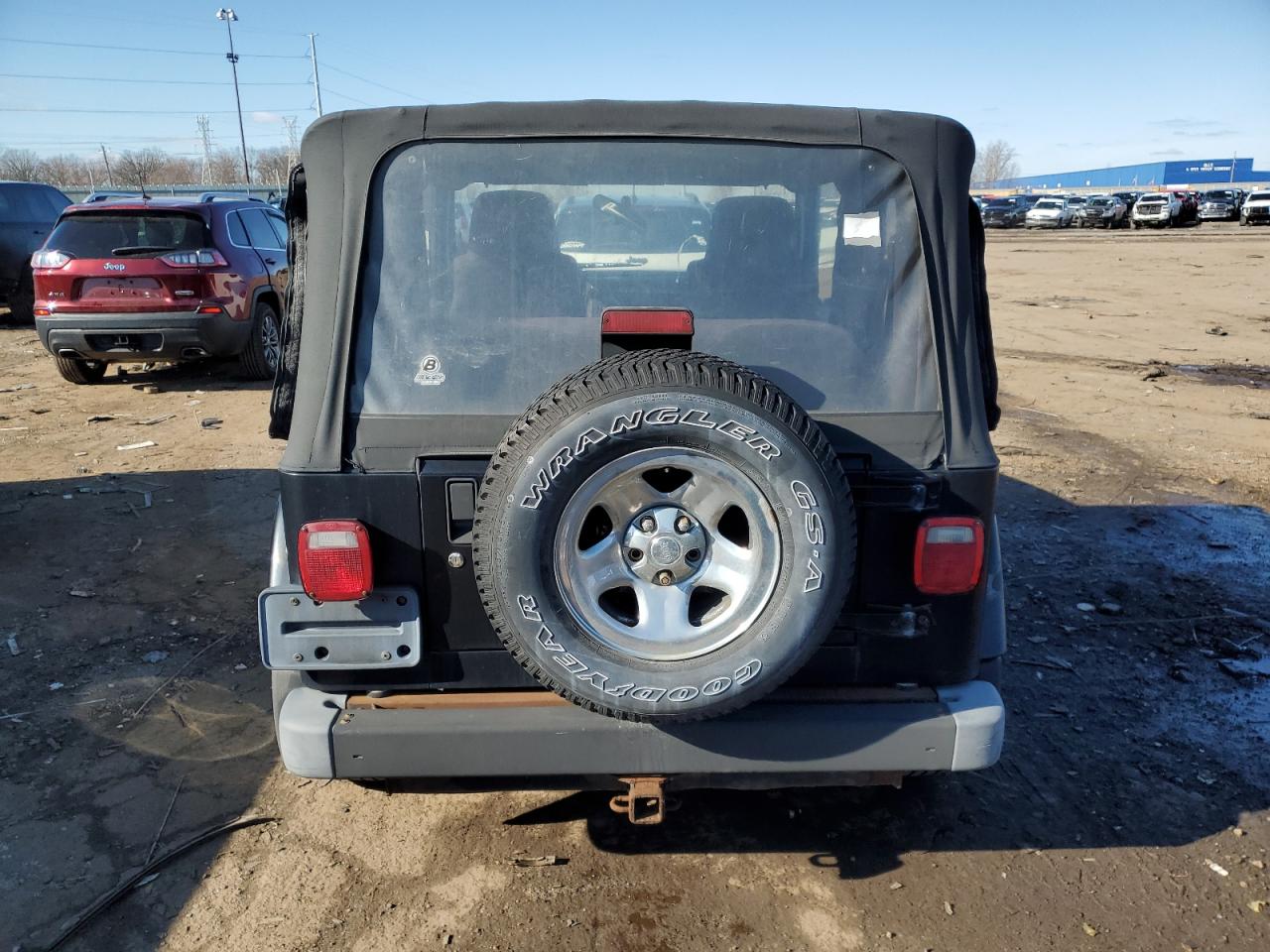 2003 Jeep Wrangler VIN 1J4FA39S33P357059 Copart auction photo, front end damage thumbnail 6