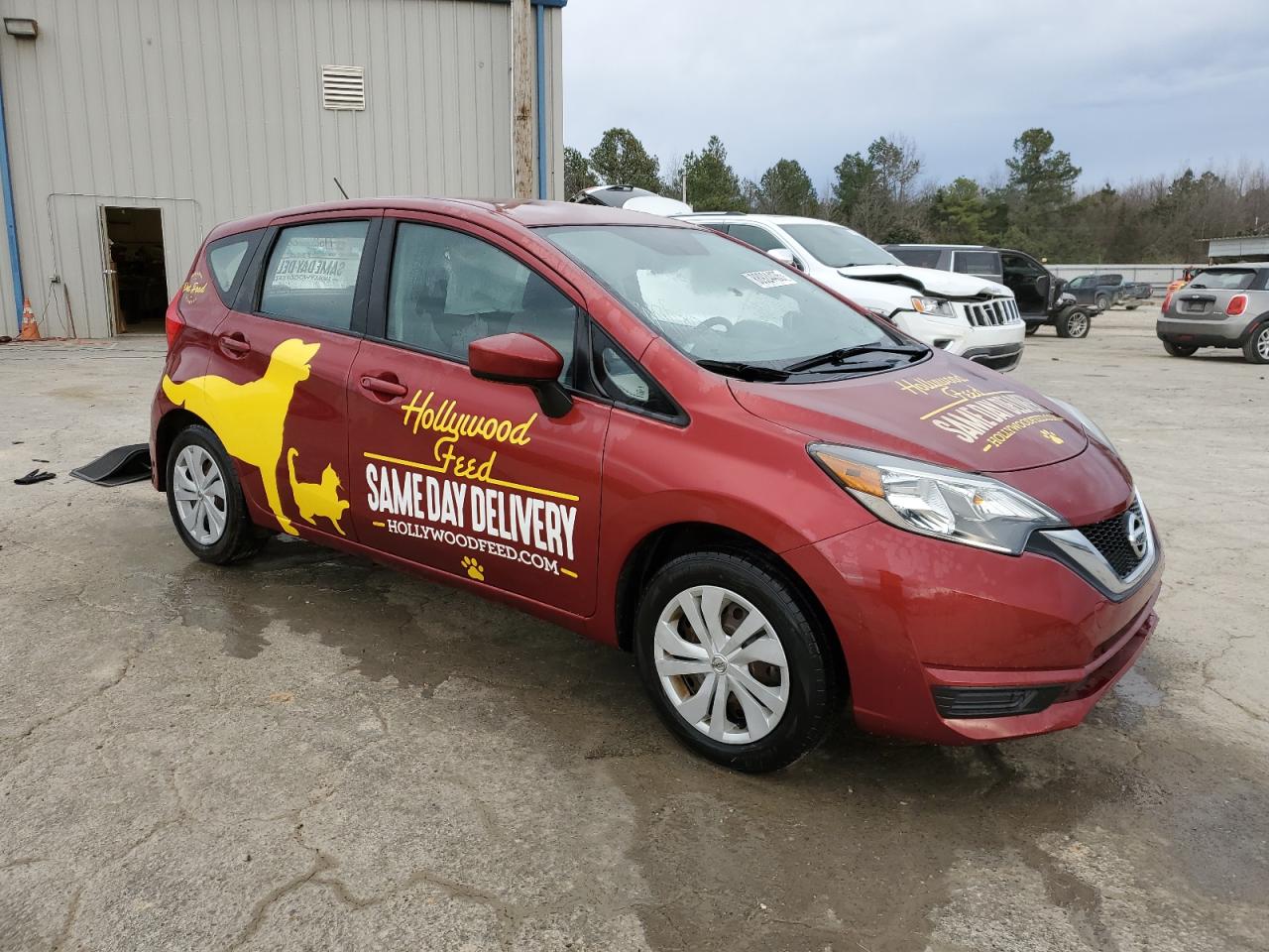 2019 Nissan Versa VIN 3N1CE2CP5KL355662 Copart auction photo, side damage thumbnail 4