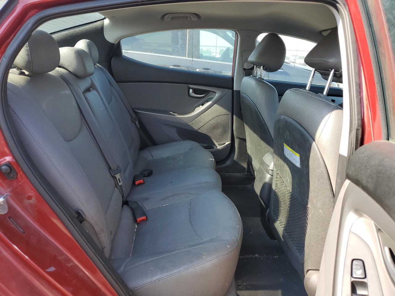 2015 Hyundai Elantra VIN 5NPDH4AE3FH548095 Copart auction photo, rear end / front end damage thumbnail 10