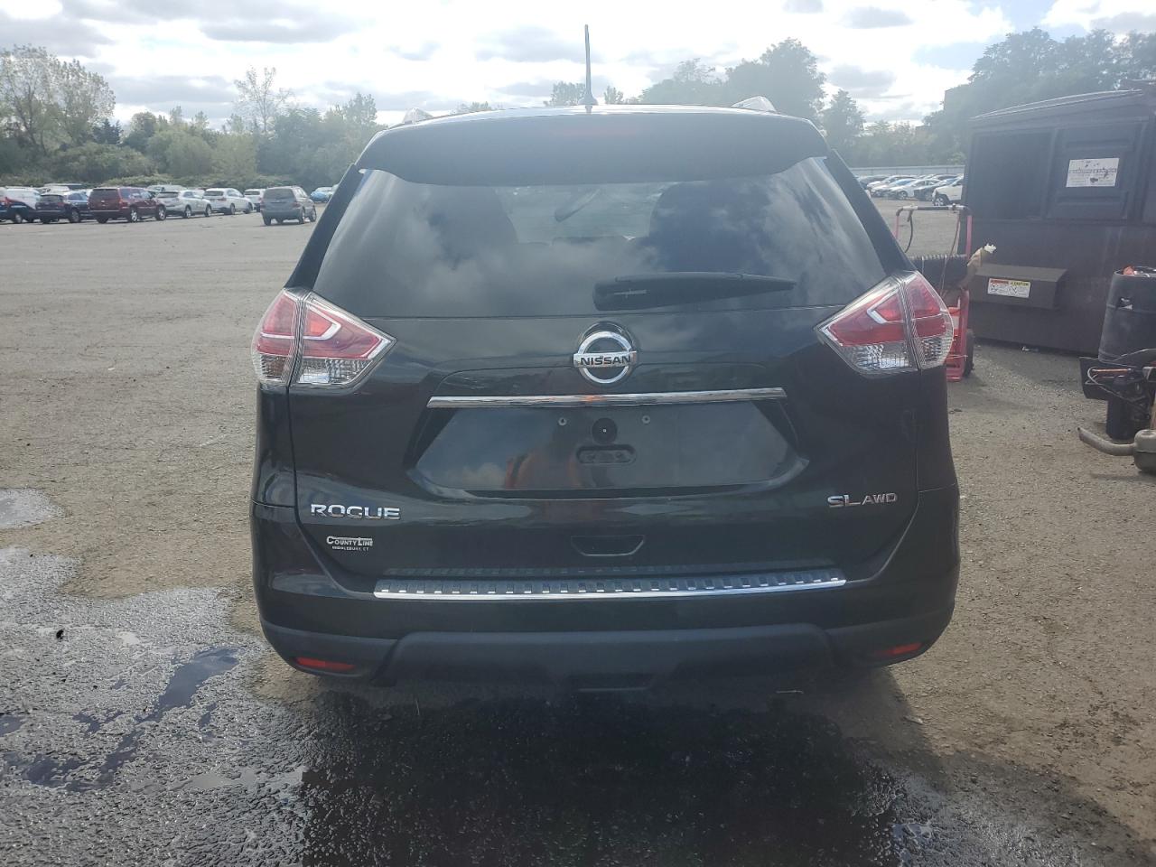 2016 Nissan Rogue VIN 5N1AT2MV5GC845783 Copart auction photo, front end / side damage thumbnail 6