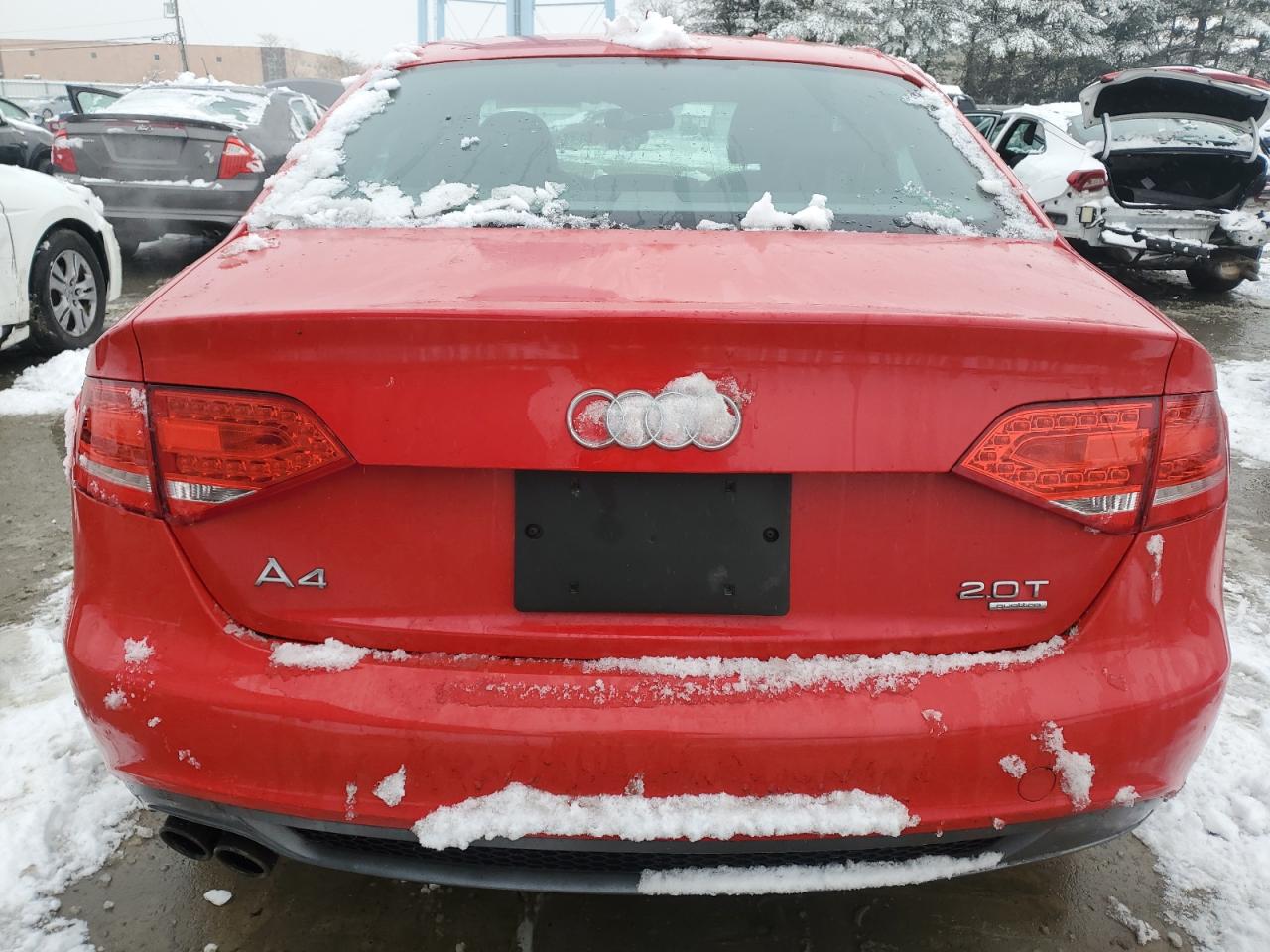 2010 Audi A4 VIN WAUKFAFLXAA042392 Copart auction photo, front end damage thumbnail 6