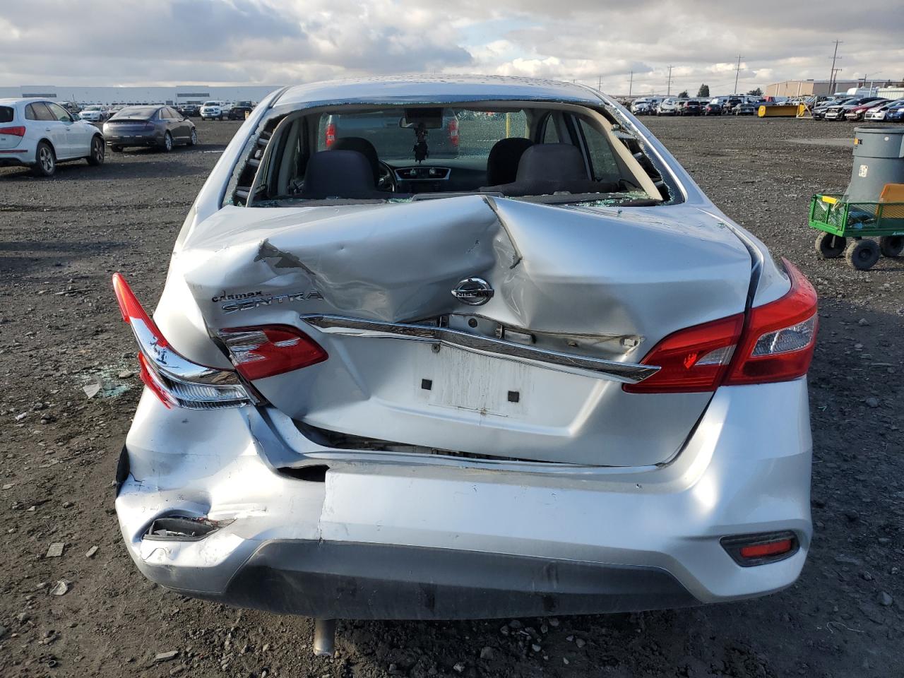 2018 Nissan Sentra VIN 3N1AB7AP9JY280773 Copart auction photo, rear end / front end damage thumbnail 6