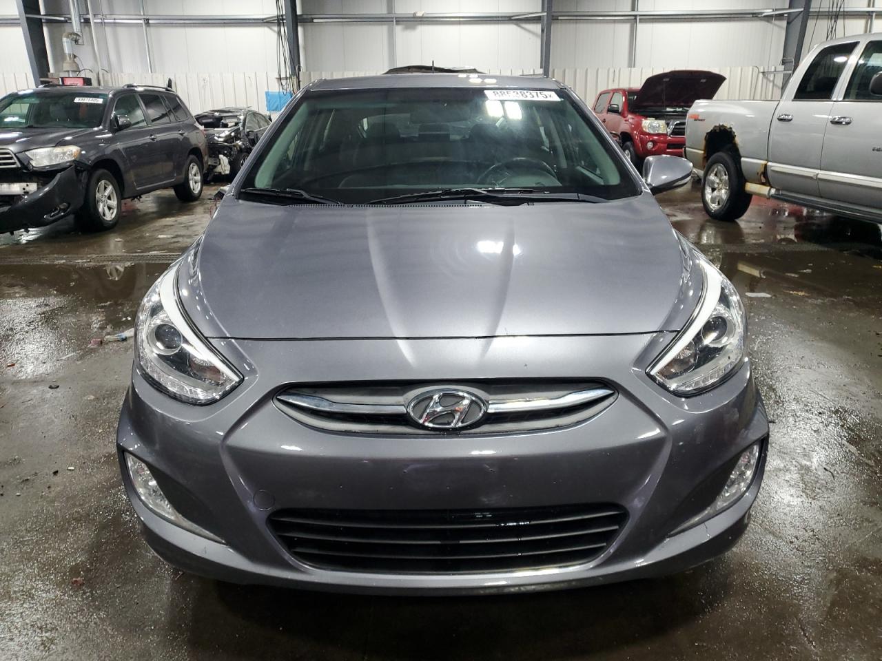 2017 Hyundai Accent VIN KMHCU5AE9HU346606 Copart auction photo, all over damage thumbnail 5