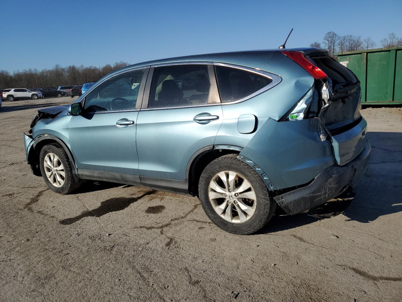 2013 Honda CR-V VIN 5J6RM4H5XDL013744 Copart auction photo, front end / rear end damage thumbnail 2
