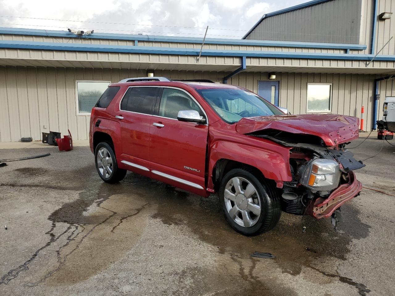 2013 GMC Terrain VIN 2GKFLYE38D6149227 Copart auction photo, front end / all over damage thumbnail 4