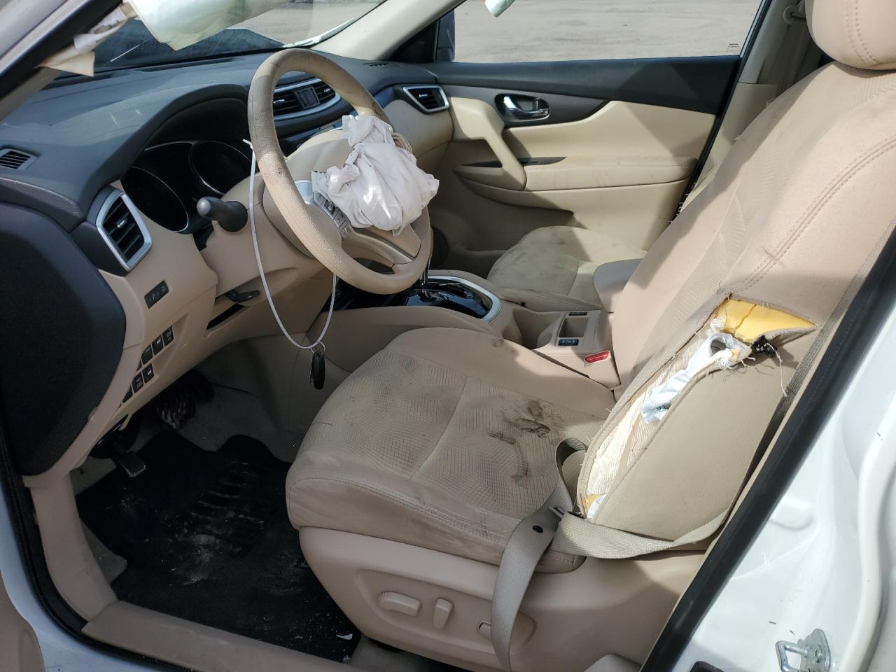 2015 Nissan Rogue VIN 5N1AT2MV7FC782586 Copart auction photo, front end damage thumbnail 7