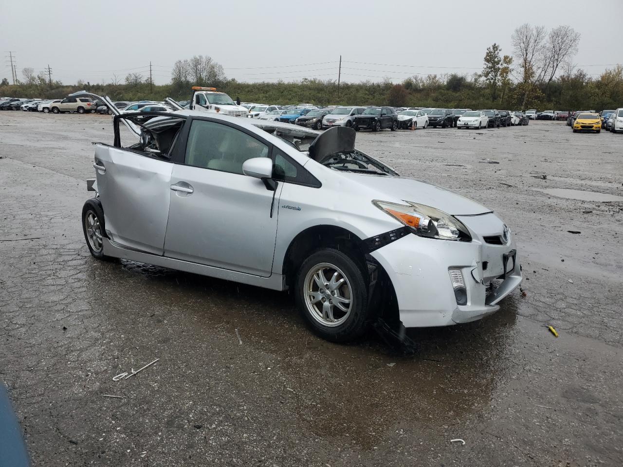 2010 Toyota Prius VIN JTDKN3DU6A0093102 Copart auction photo, all over damage thumbnail 4