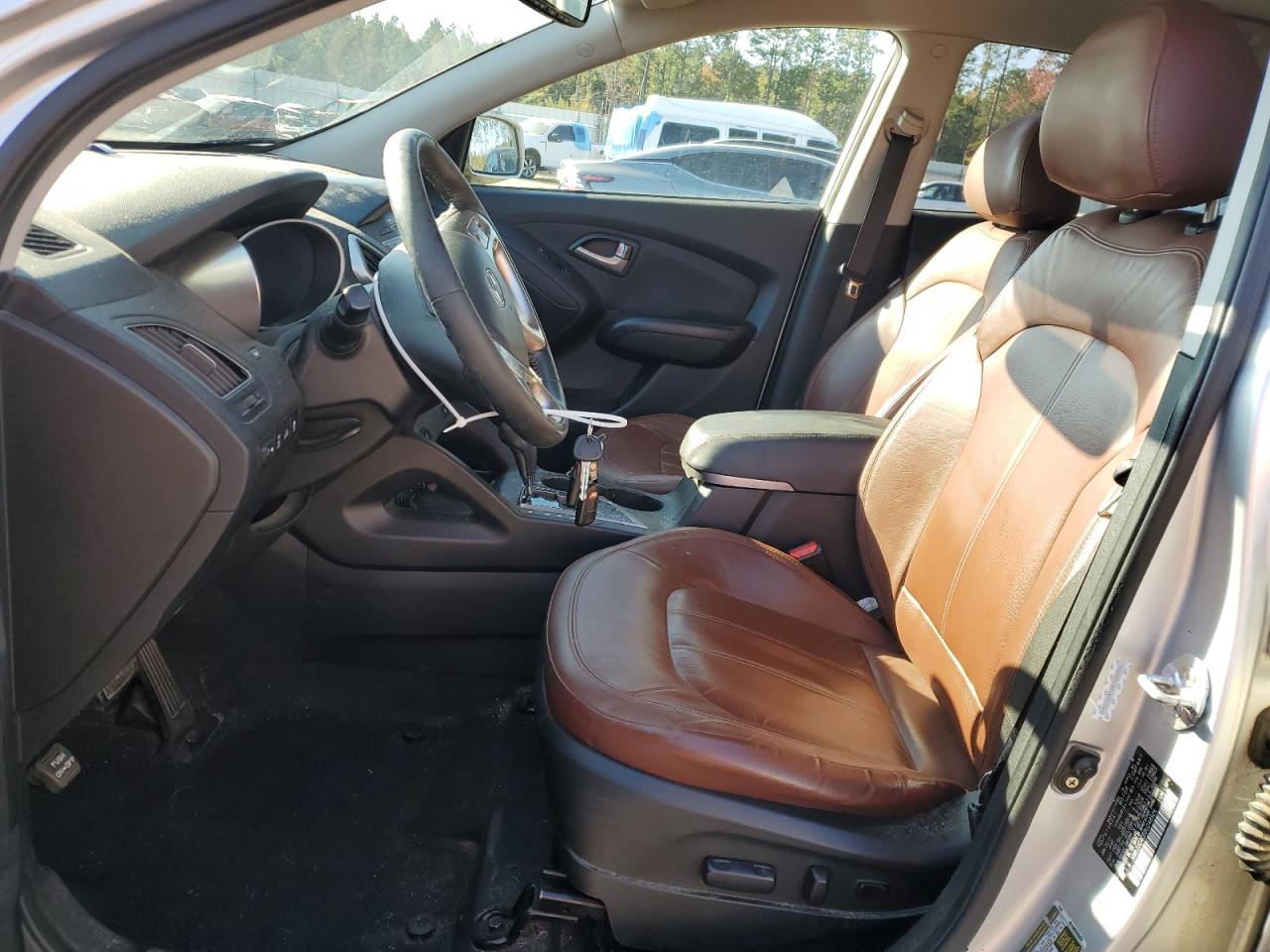 2011 Hyundai Tucson VIN KM8JUCAC6BU248926 Copart auction photo, front end / side damage thumbnail 7