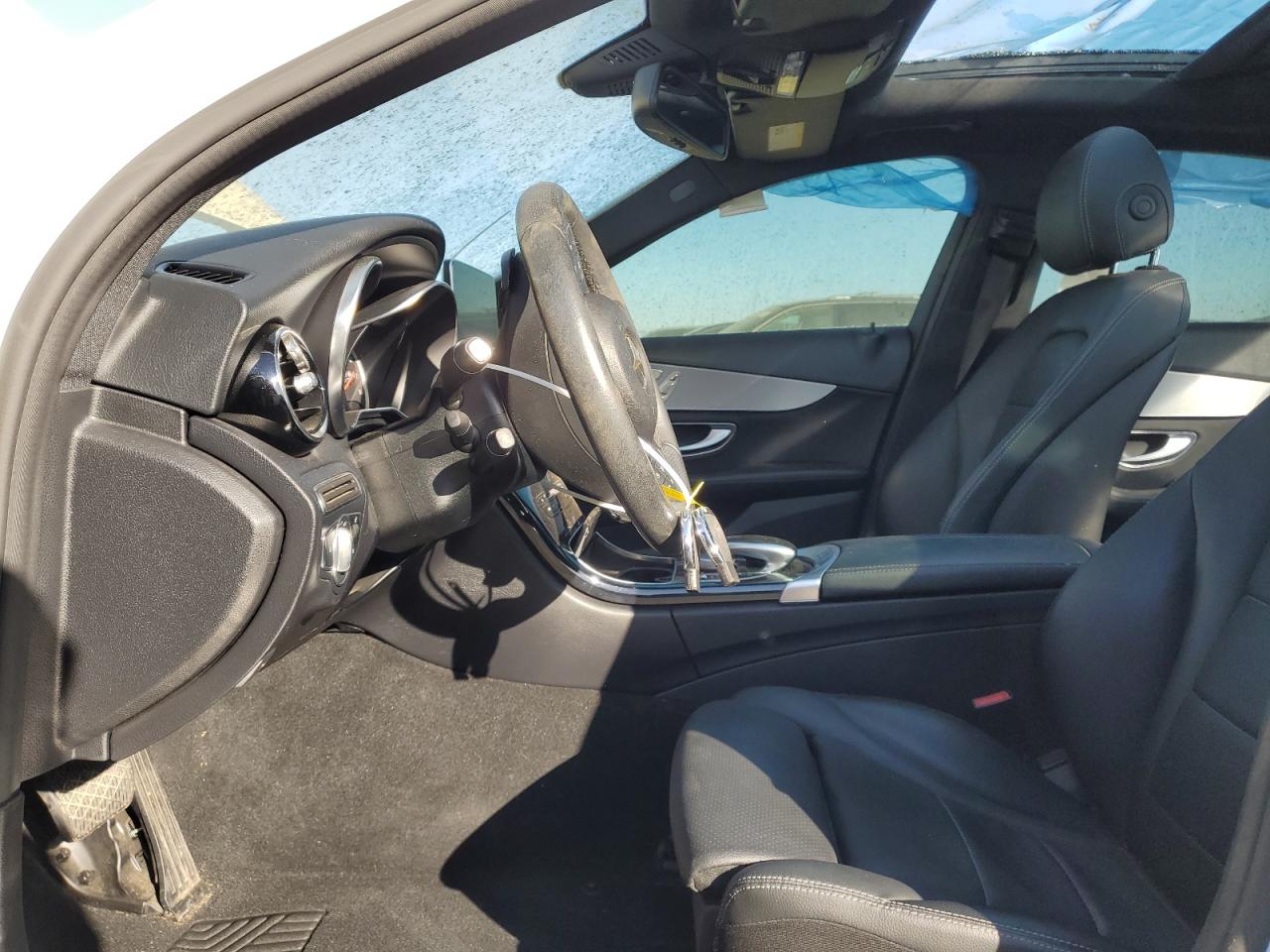2018 Mercedes-Benz C-klasse VIN 55SWF4JB5JU235155 Copart auction photo, top/roof damage thumbnail 7