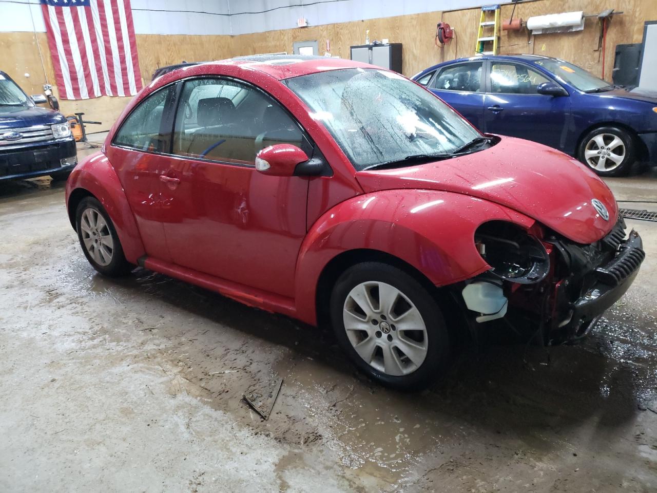 2008 Volkswagen Beetle VIN 3VWRW31C88M526138 Copart auction photo, front end / minor dent/scratches damage thumbnail 4