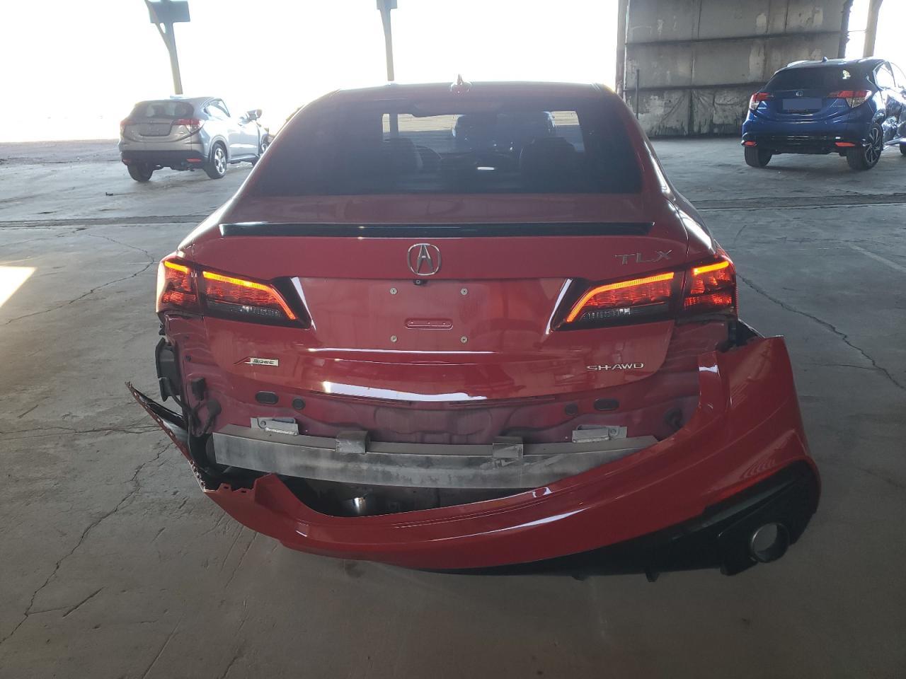 2019 Acura TLX VIN 19UUB3F64KA005810 Copart auction photo, side / rear end damage thumbnail 6
