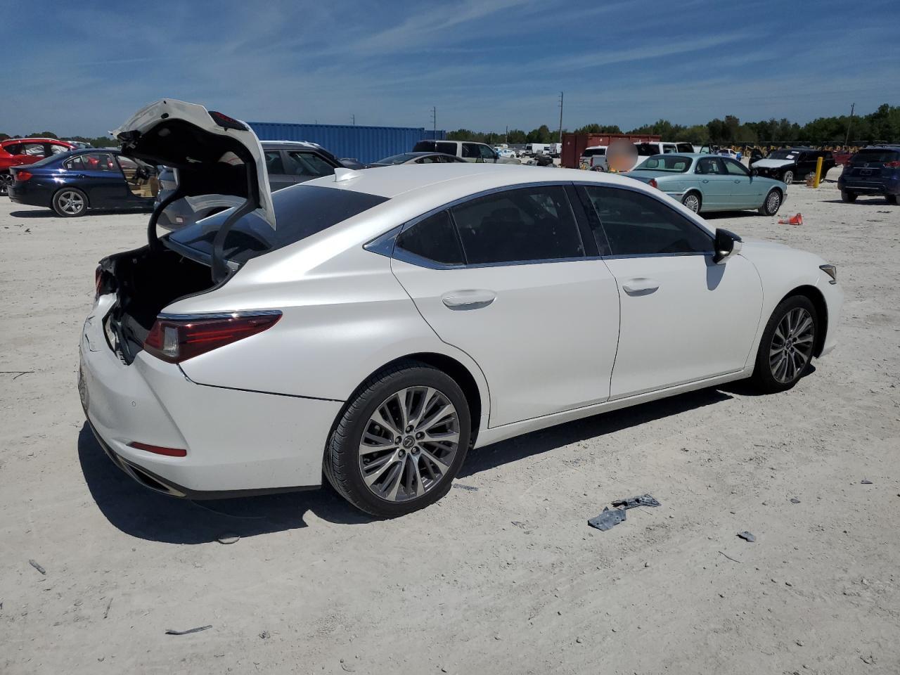 2020 Lexus ES VIN 58ADZ1B12LU062164 Copart auction photo, rear end damage thumbnail 3