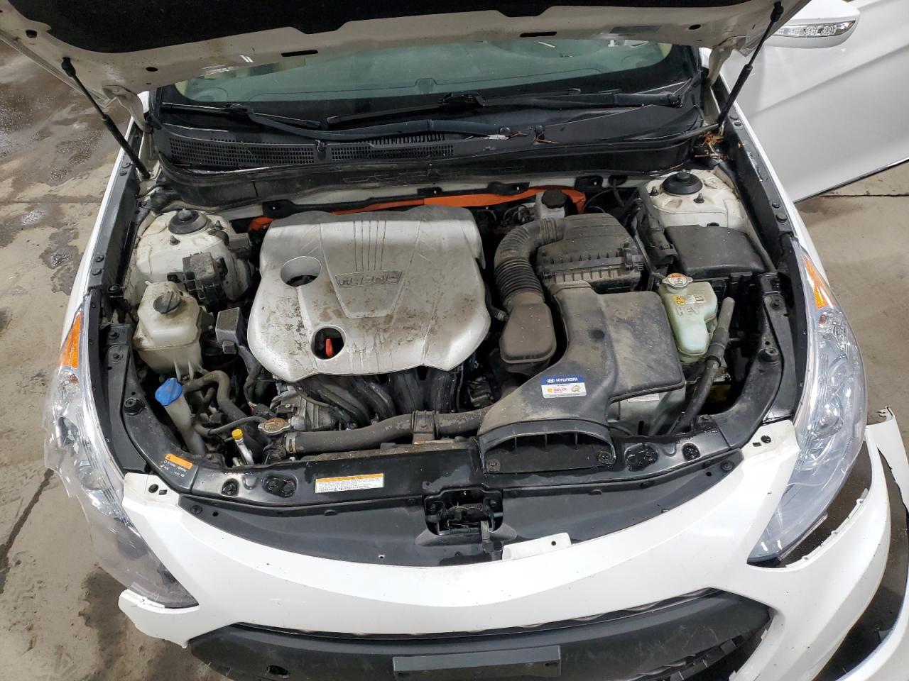 2015 Hyundai Sonata VIN KMHEC4A46FA125279 Copart auction photo, front end / rear end damage thumbnail 12