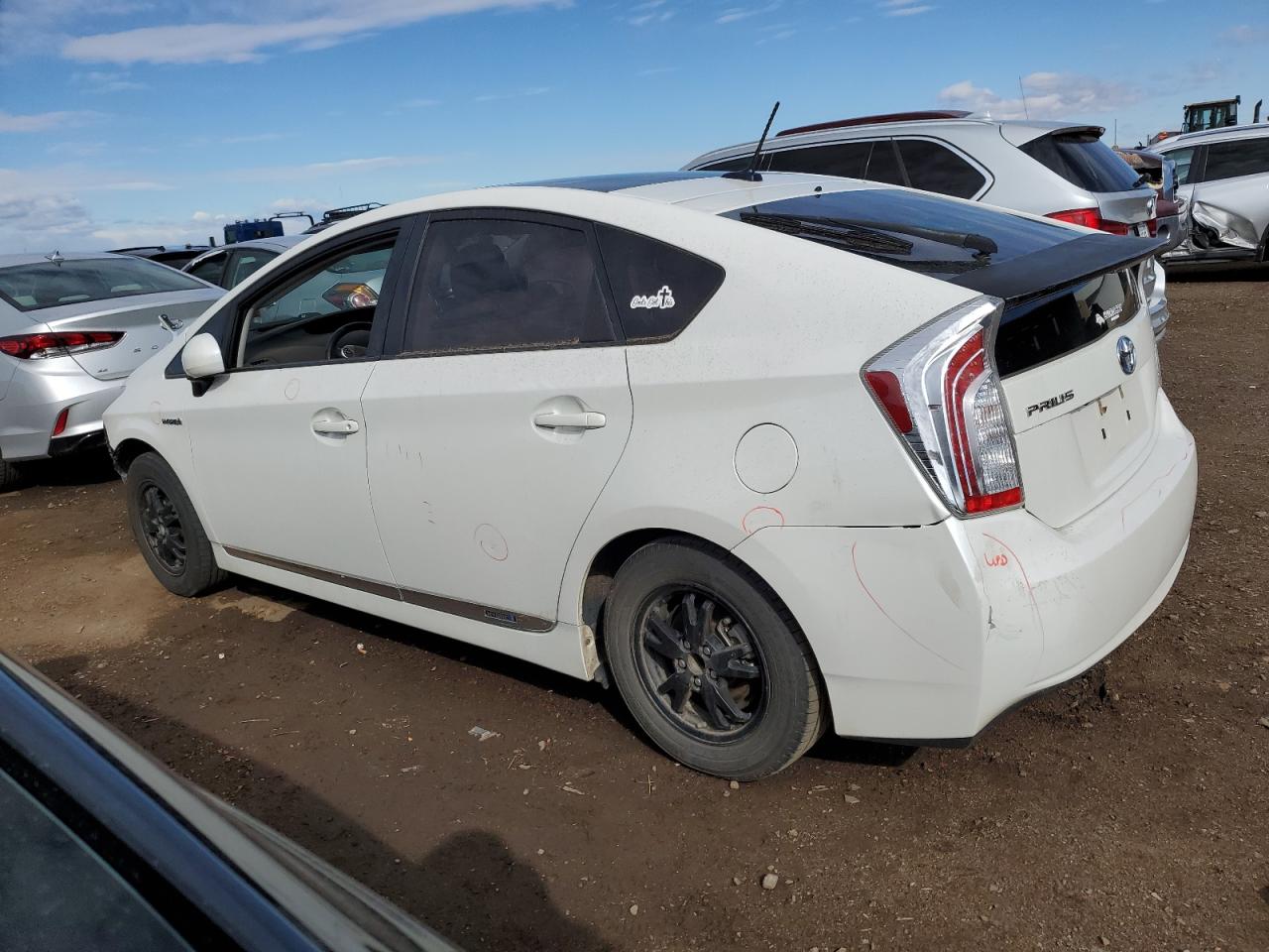 2012 Toyota Prius VIN JTDKN3DU7C5524908 Copart auction photo, front end / side damage thumbnail 2
