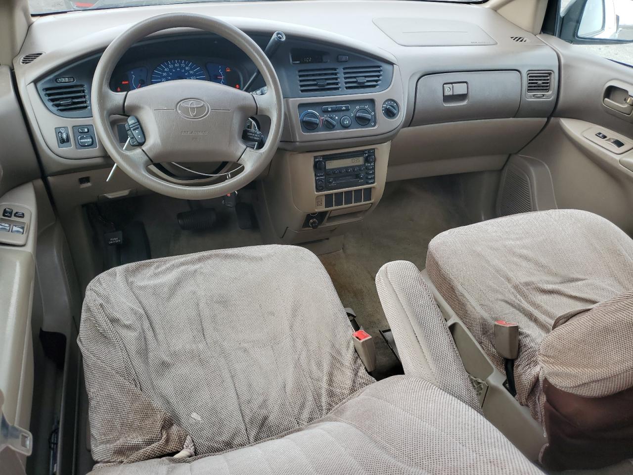 2002 Toyota Sienna VIN 4T3ZF19C72U479430 Copart auction photo, minor dent/scratches damage thumbnail 8