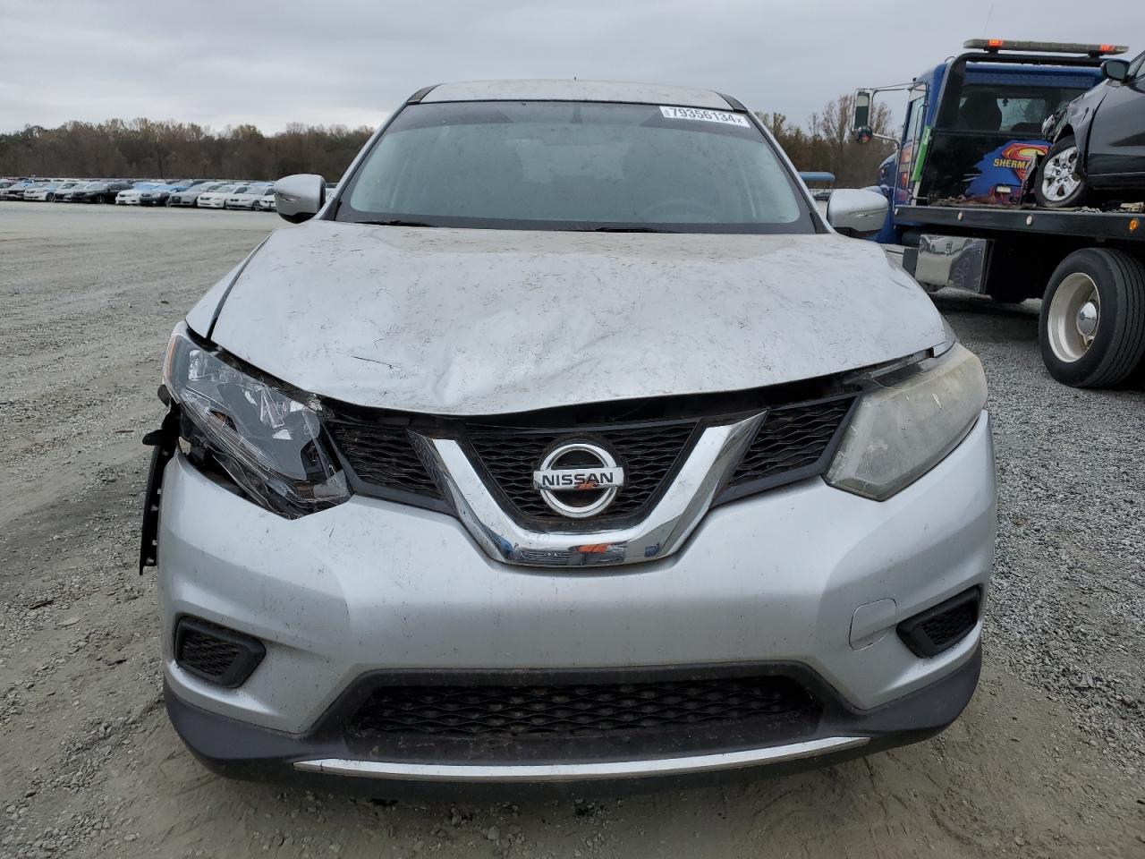 2015 Nissan Rogue VIN KNMAT2MV9FP568616 Copart auction photo, front end / minor dent/scratches damage thumbnail 5