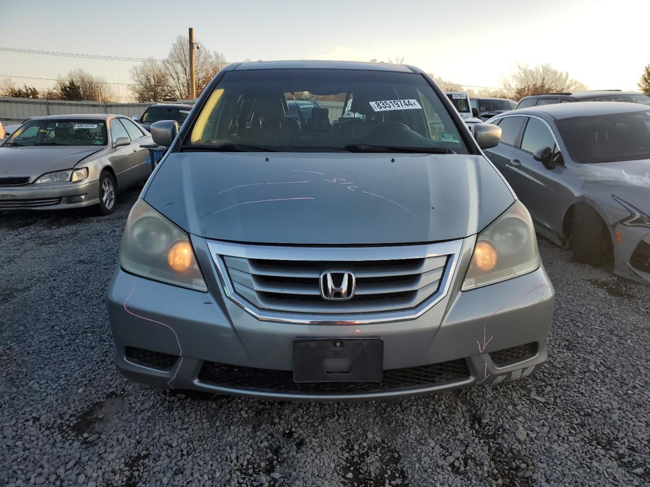 2010 Honda Odyssey VIN 5FNRL3H79AB085313 Copart auction photo, front end / rear end damage thumbnail 5