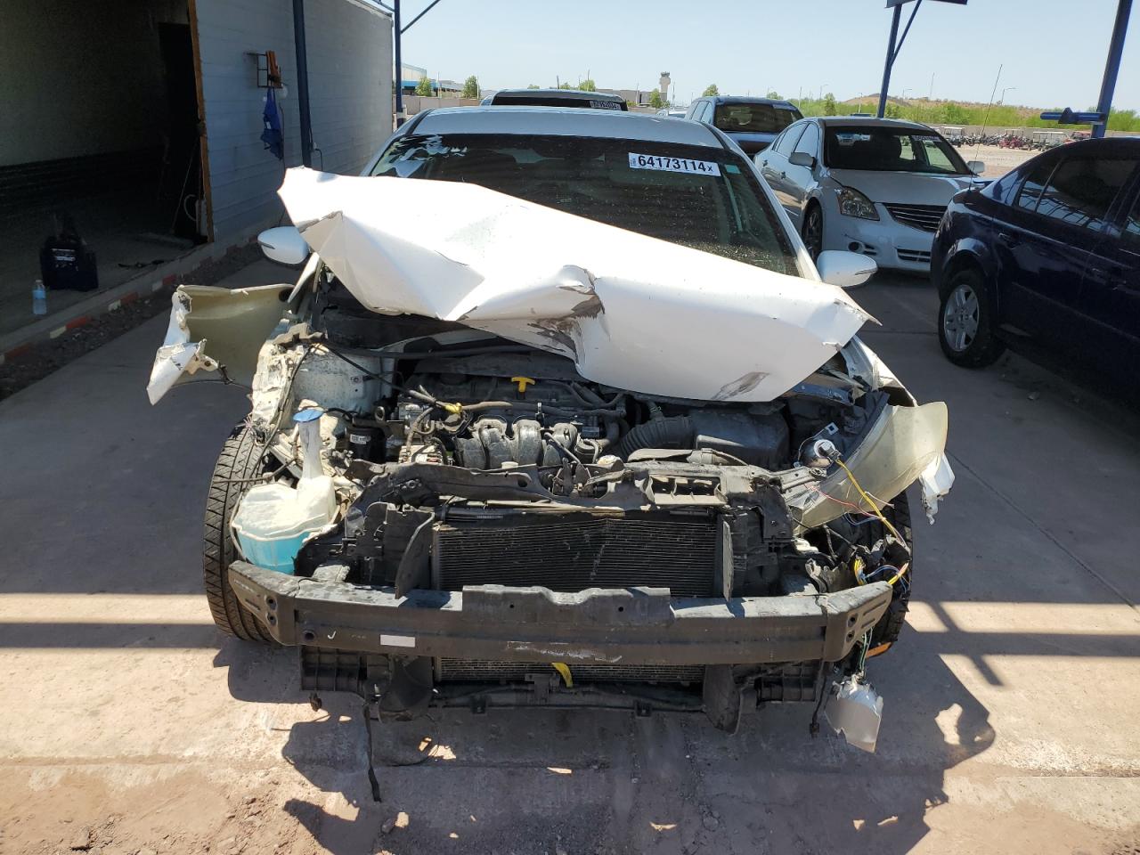2016 KIA Forte VIN KNAFX4A84G5555254 Copart auction photo, front end damage thumbnail 5
