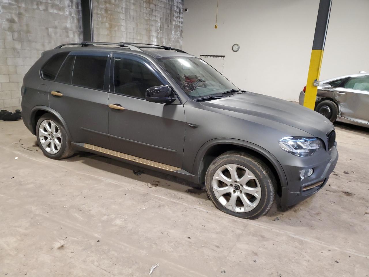 2008 BMW X5 VIN 5UXFE83508L166500 Copart auction photo, undercarriage damage thumbnail 4