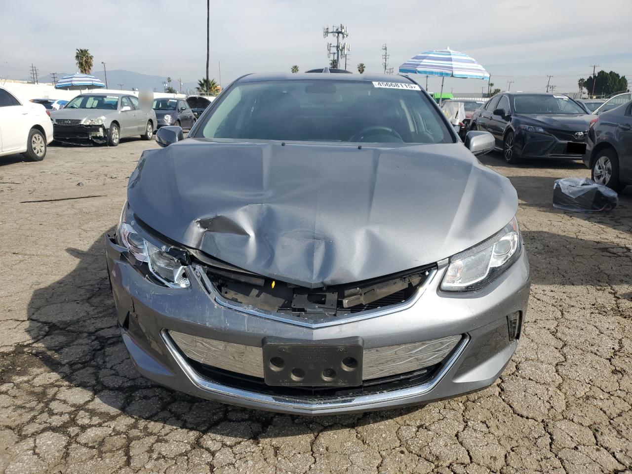 2019 Chevrolet Volt VIN 1G1RC6S57KU124619 Copart auction photo, front end damage thumbnail 5