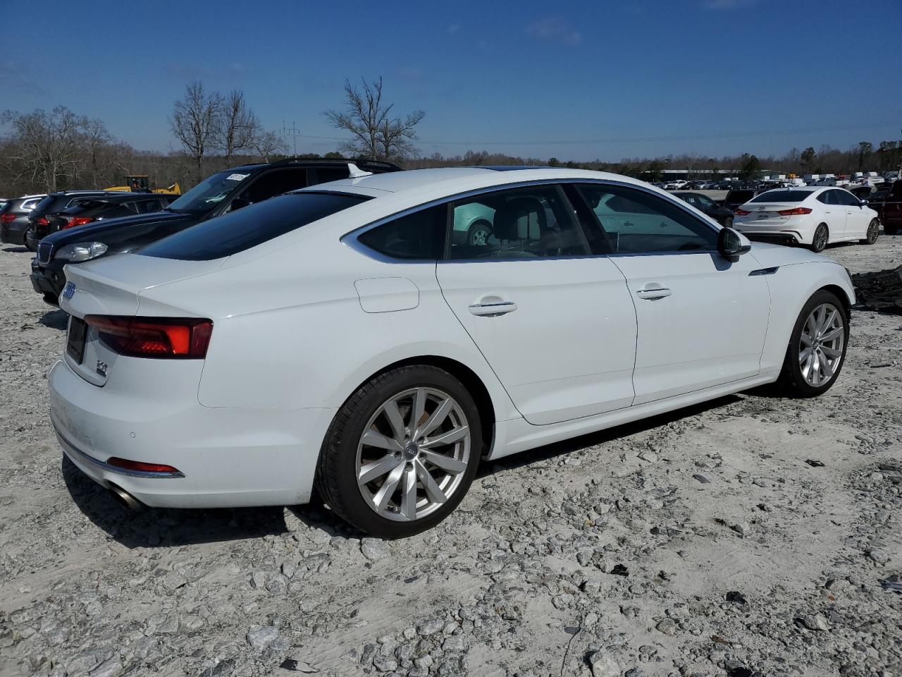 2018 Audi A5 VIN WAUBNCF56JA052871 Copart auction photo, front end damage thumbnail 3