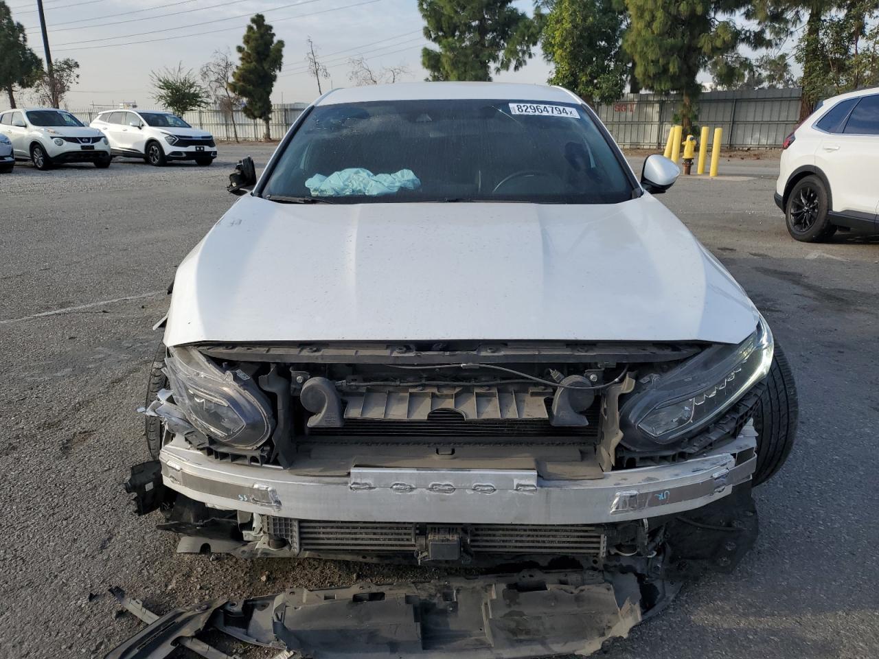 2018 Honda Accord VIN 1HGCV1F37JA253030 Copart auction photo, front end / undercarriage damage thumbnail 5