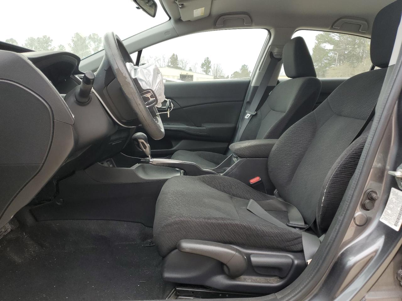 2013 Honda Civic VIN 2HGFB2F50DH302183 Copart auction photo, side / front end damage thumbnail 7