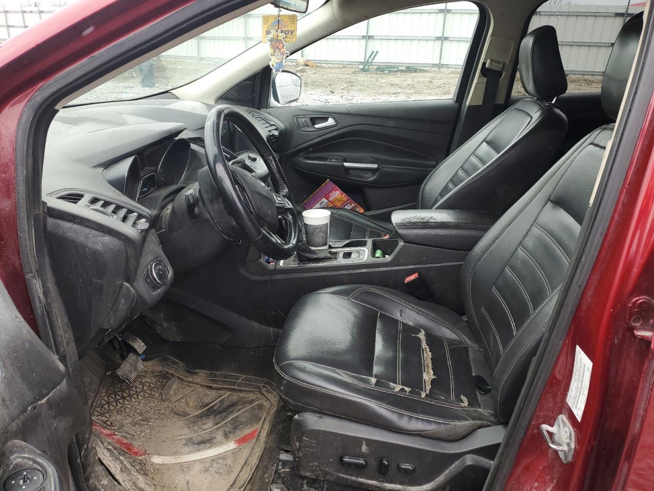 2019 Ford Escape VIN 1FMCU9HD5KUA05506 Copart auction photo, front end / side damage thumbnail 7