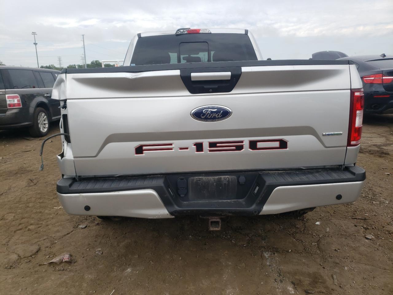 2018 Ford F-150 VIN 1FTFW1EG9JFD12224 Copart auction photo, all over damage thumbnail 6
