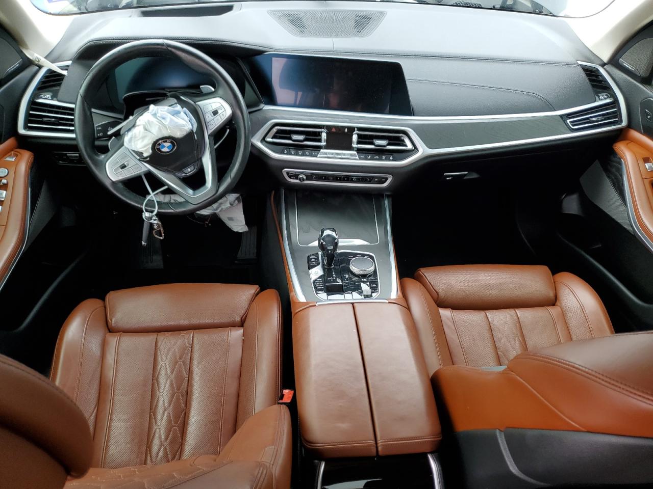 2021 BMW X7 VIN 5UXCW2C02M9D92985 Copart auction photo, front end damage thumbnail 8