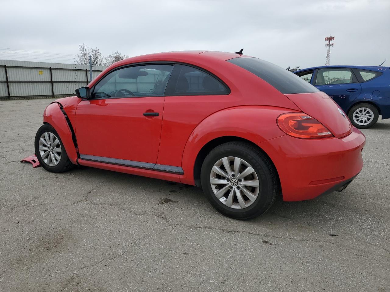 2013 Volkswagen Beetle VIN 3VWFP7AT1DM630309 Copart auction photo, front end / minor dent/scratches damage thumbnail 2