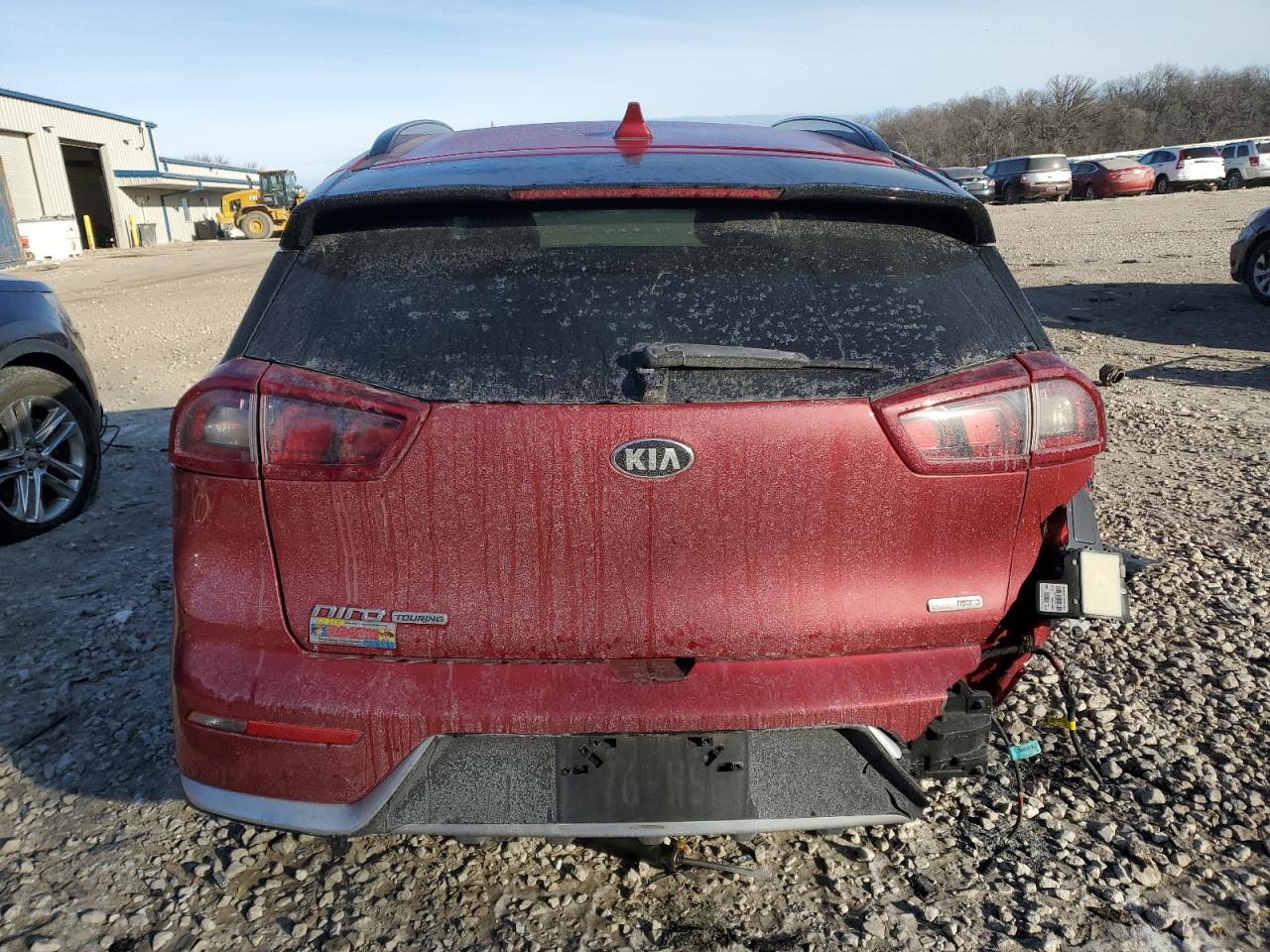 2019 KIA Niro VIN KNDCC3LC8K5262124 Copart auction photo, rear end / side damage thumbnail 6