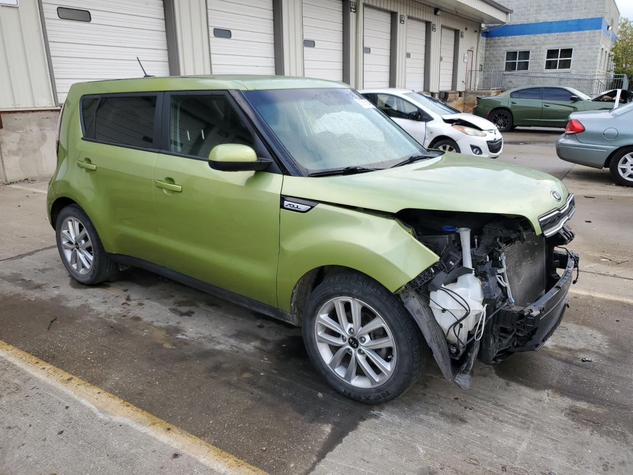 2019 KIA Soul VIN KNDJP3A58K7911599 Copart auction photo, front end damage thumbnail 4