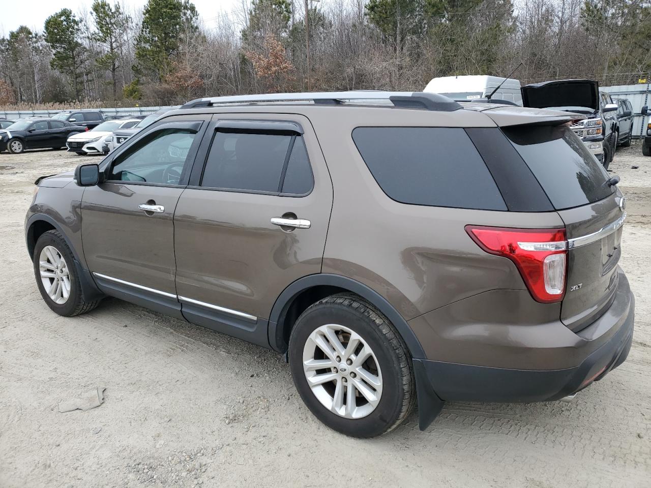 2015 Ford Explorer VIN 1FM5K8D8XFGC35189 Copart auction photo, rear end / side damage thumbnail 2