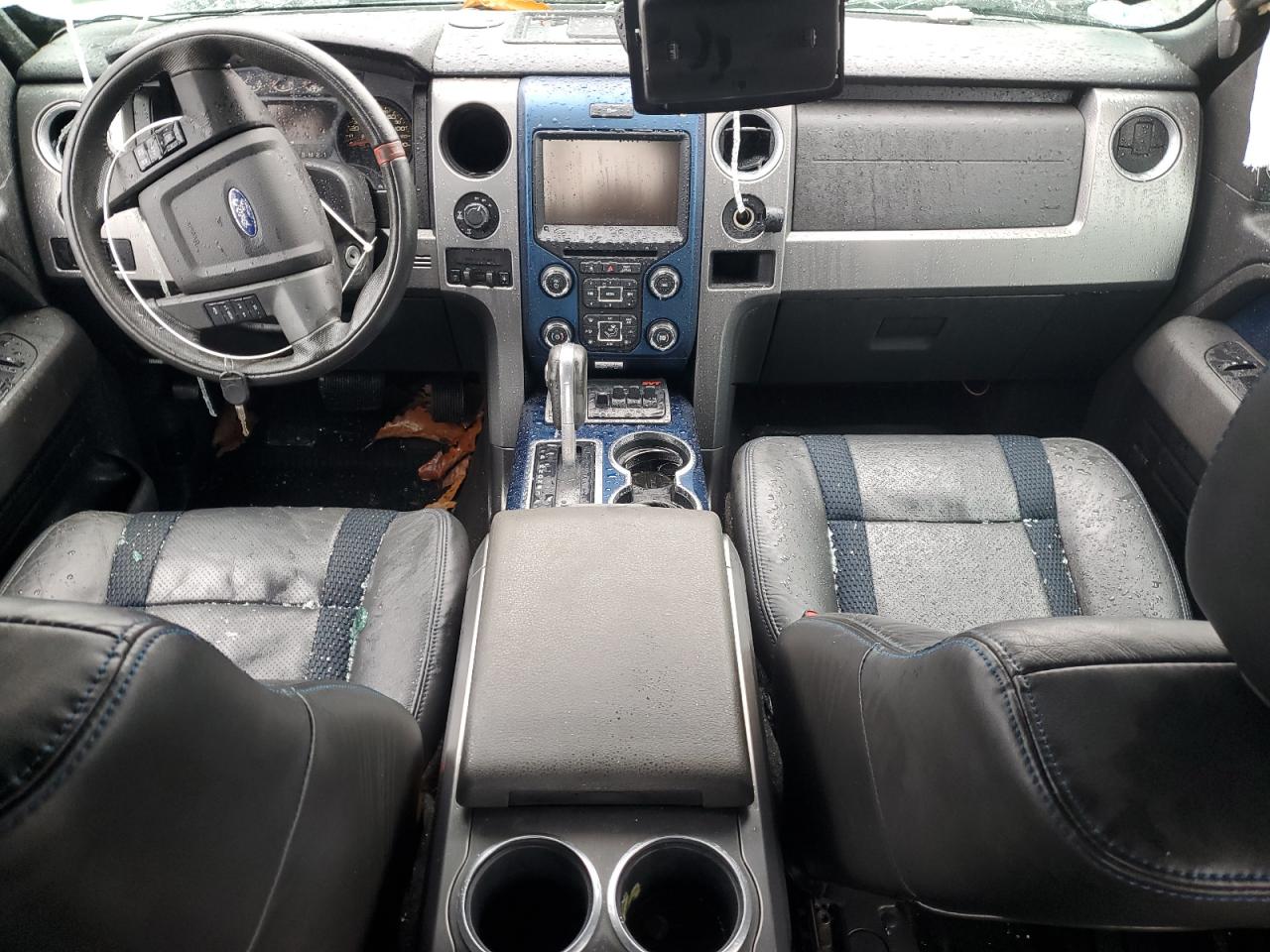 2013 Ford F-150 VIN 1FTFW1R64DFB79443 Copart auction photo, top/roof / front end damage thumbnail 8
