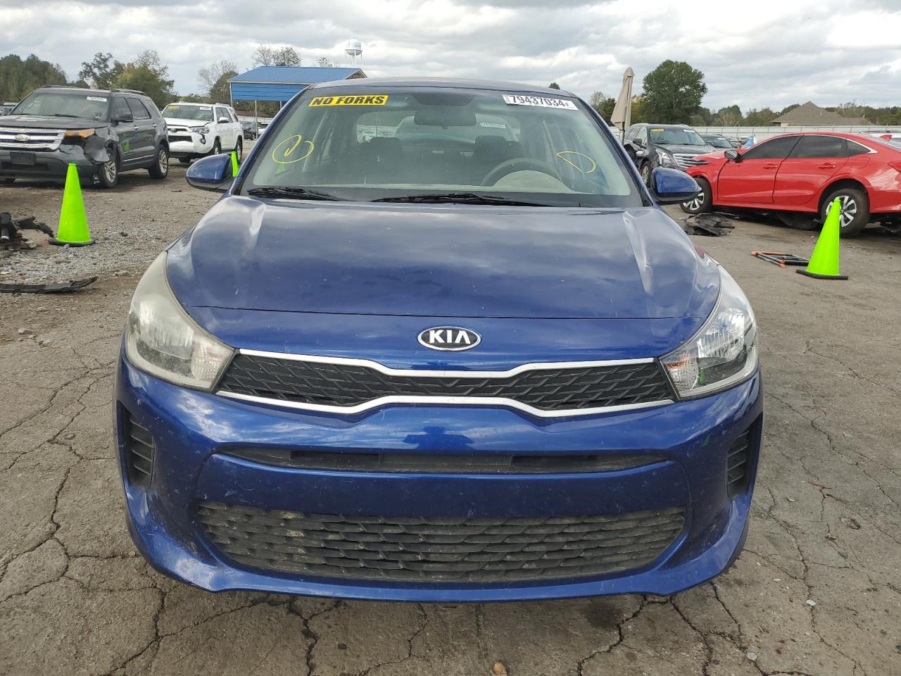 2019 KIA Rio VIN 3KPA24AB5KE226616 Copart auction photo, rear end / minor dent/scratches damage thumbnail 5