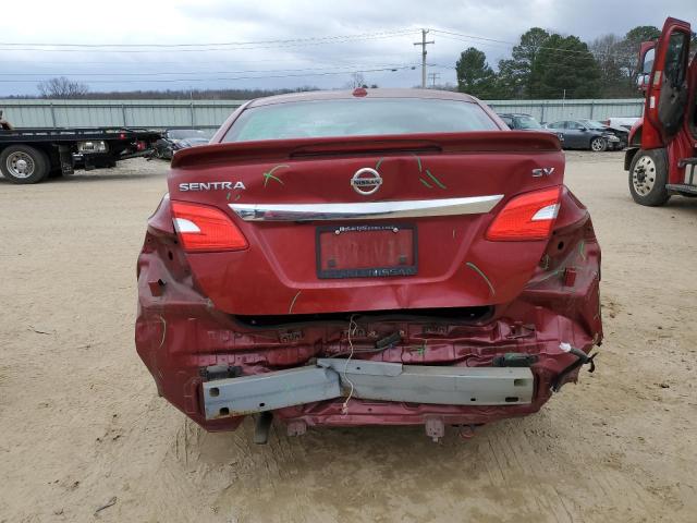 2016 Nissan Sentra VIN 3N1AB7AP0GL671302 Copart auction photo, rear end / minor dent/scratches damage thumbnail 6