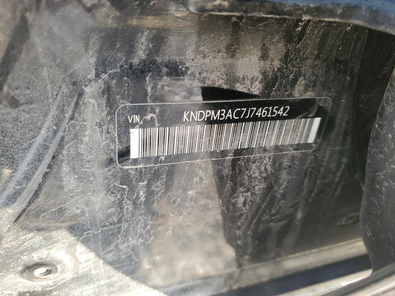 2018 KIA Sportage VIN KNDPM3AC7J7461542 Copart auction photo, front end / side damage thumbnail 16