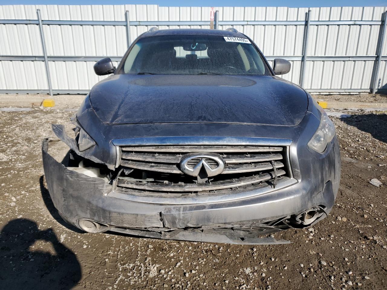 2014 Infiniti QX70 VIN JN8CS1MW3EM410520 Copart auction photo, front end / mechanical damage thumbnail 5