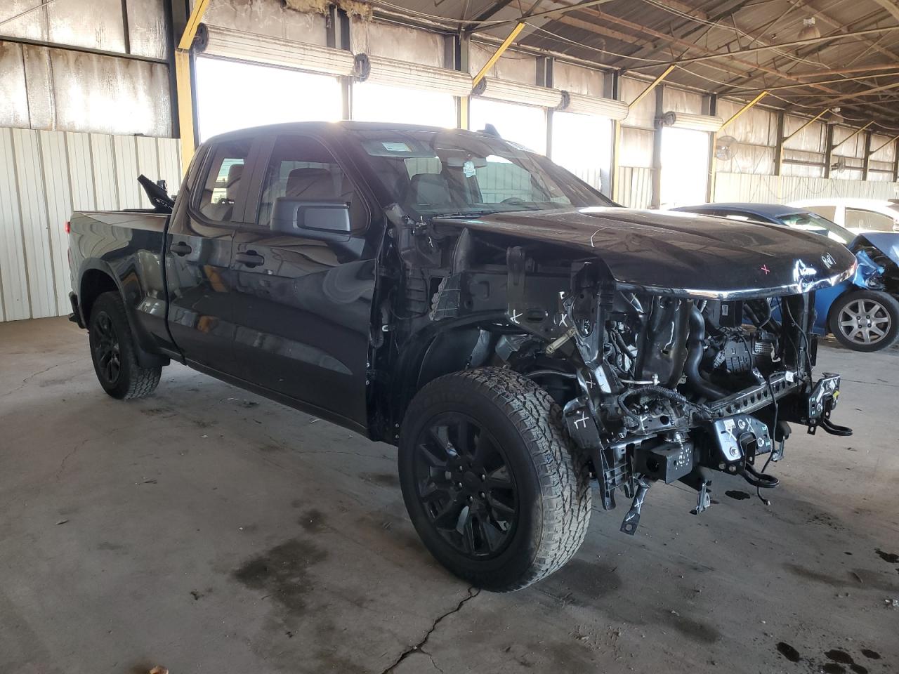 2021 Chevrolet Silverado VIN 1GCRWBEK1MZ361959 Copart auction photo, front end damage thumbnail 4