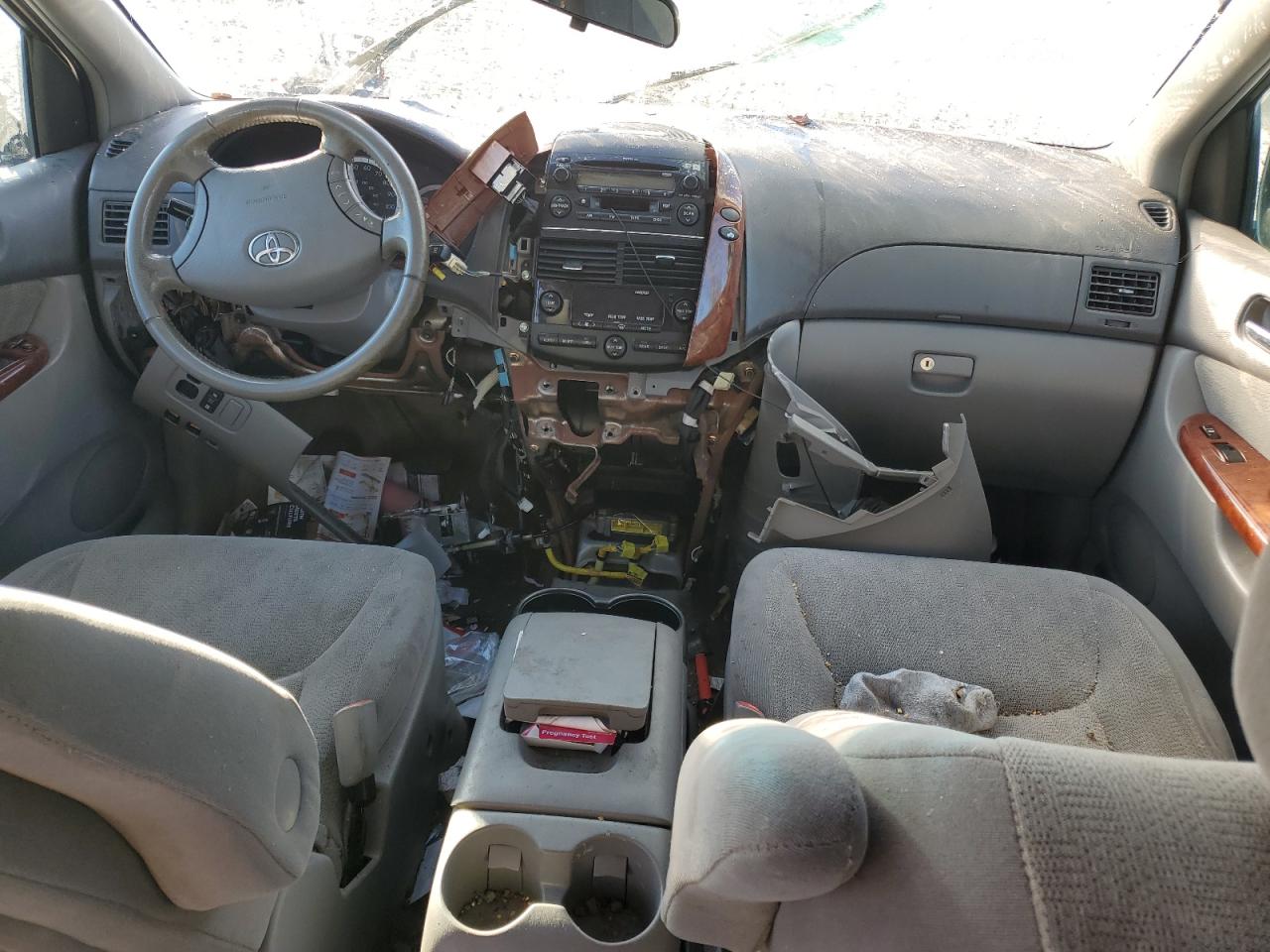 2005 Toyota Sienna VIN 5TDZA22C35S287684 Copart auction photo, all over / top/roof damage thumbnail 8