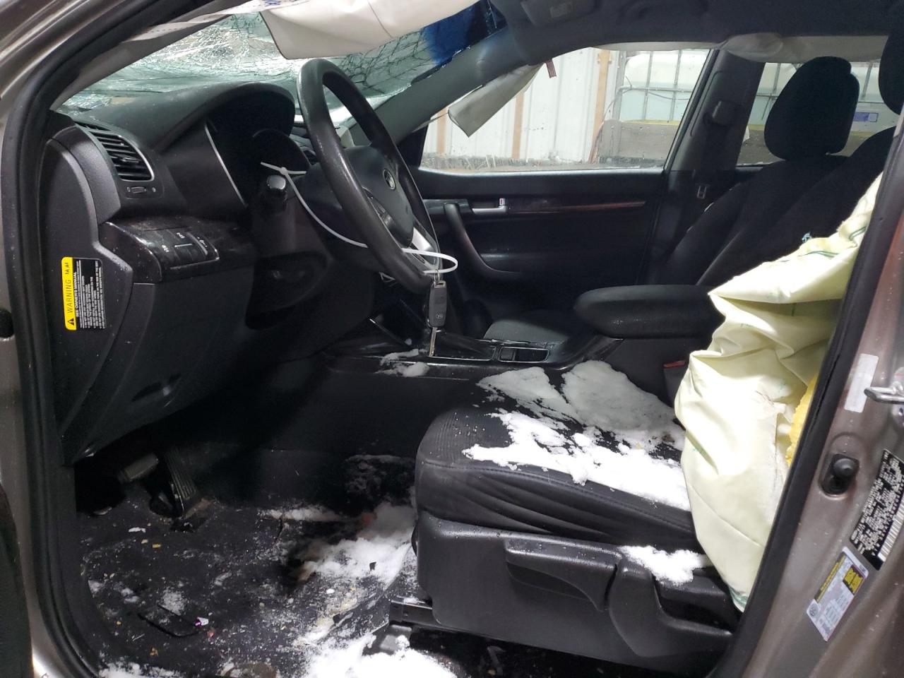 2014 KIA Sorento VIN 5XYKTCA68EG475644 Copart auction photo, all over damage thumbnail 7